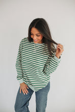 Load image into Gallery viewer, Oversized Fit Freestyle Stripe Breastfeeding Sweatshirt - EXTENDED CHART