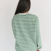 Load image into Gallery viewer, Oversized Fit Freestyle Stripe Breastfeeding Sweatshirt - EXTENDED CHART