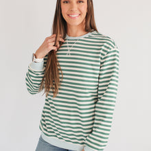 Load image into Gallery viewer, Oversized Fit Freestyle Stripe Breastfeeding Sweatshirt - EXTENDED CHART