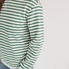 Load image into Gallery viewer, Oversized Fit Freestyle Stripe Breastfeeding Sweatshirt - EXTENDED CHART