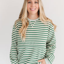 Load image into Gallery viewer, Oversized Fit Freestyle Stripe Breastfeeding Sweatshirt - EXTENDED CHART