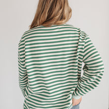 Load image into Gallery viewer, Oversized Fit Freestyle Stripe Breastfeeding Sweatshirt - EXTENDED CHART