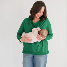 Load image into Gallery viewer, Free Flowing Lightweight Long Sleeve Nursing Top