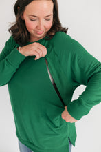 Load image into Gallery viewer, Free Flowing Lightweight Long Sleeve Nursing Top