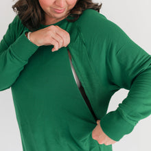 Load image into Gallery viewer, Free Flowing Lightweight Long Sleeve Nursing Top