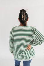 Load image into Gallery viewer, Oversized Fit Freestyle Stripe Breastfeeding Sweatshirt - EXTENDED CHART