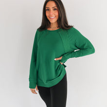 Load image into Gallery viewer, Free Flowing Lightweight Long Sleeve Nursing Top