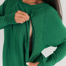 Load image into Gallery viewer, Free Flowing Lightweight Long Sleeve Nursing Top