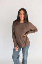 Load image into Gallery viewer, Free Flowing Lightweight Long Sleeve Nursing Top