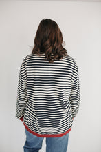 Load image into Gallery viewer, Oversized Fit Freestyle Stripe Breastfeeding Sweatshirt - EXTENDED CHART
