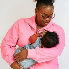 Load image into Gallery viewer, FINAL SALE Oversized Scuba Breastfeeding Sweatshirt
