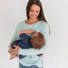 Load image into Gallery viewer, Free Flowing Lightweight Long Sleeve Nursing Top