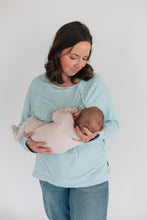 Load image into Gallery viewer, Free Flowing Lightweight Long Sleeve Nursing Top