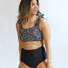 Load image into Gallery viewer, Tie Shoulder Breastfeeding Bikini Swimsuit Top
