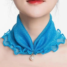 Load image into Gallery viewer, Neck Collars Fashion Scarves for Women And Girls Print Satin Silk Scarf Female Bandana Head Bib Scarfs For Ladies