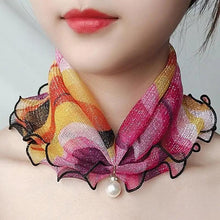 Load image into Gallery viewer, Neck Collars Fashion Scarves for Women And Girls Print Satin Silk Scarf Female Bandana Head Bib Scarfs For Ladies