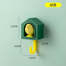 Load image into Gallery viewer, New Cartoon Bird Hook Self Adhesive Dormitory Bedroom Door Hangers Hooks Key Umbrella Towel Cap Coat Rack Wall Decoration Rack Creative Adhesive Coat Hook Cute Bird Hooks Decorative Wall Hooks Key Holder