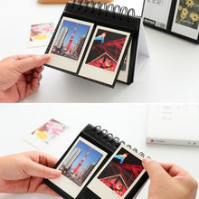 Load image into Gallery viewer, New Desktop Mini Standing Polaroid Photo Album Scrapbooking Photocards album for cards stamps Photo Frame Instar Tabletop Flip Calendar Photo Album Gifts For Everyone