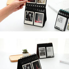 Load image into Gallery viewer, New Desktop Mini Standing Polaroid Photo Album Scrapbooking Photocards album for cards stamps Photo Frame Instar Tabletop Flip Calendar Photo Album Gifts For Everyone
