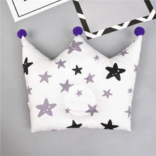 Load image into Gallery viewer, Newborn Baby Shaping Pillow Cute Crown Shape Backrest Cushion Anti-head Correction Bed Neck Support Pillows Baby Pillow Baby Bedding Air Mesh Organic Cotton Soft Baby Pillow Newborn Anti Flat Head Syndrome for Crib Cot Baby Pillow
