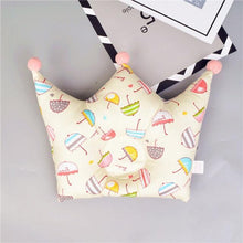 Load image into Gallery viewer, Newborn Baby Shaping Pillow Cute Crown Shape Backrest Cushion Anti-head Correction Bed Neck Support Pillows Baby Pillow Baby Bedding Air Mesh Organic Cotton Soft Baby Pillow Newborn Anti Flat Head Syndrome for Crib Cot Baby Pillow