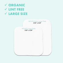 Load image into Gallery viewer, NOLEO Organic Cotton Pads - XL 3.54"x4.33"