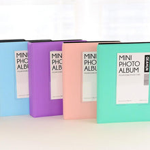 Load image into Gallery viewer, 64 Pockets Mini Instant Polaroid Photo Album Picture Case for Mini Film 7s 8 25 50s 90 Mini Polaroid Album Refillable Notebook Photo Album Valentines Day Gift Anniversary Gift