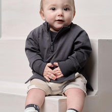 Load image into Gallery viewer, Quarter Zip Pullover - Iron