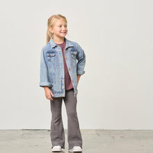 Load image into Gallery viewer, Ribbed Flare Pant - Graphite