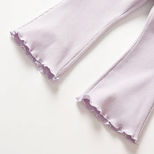 Load image into Gallery viewer, Ribbed Flare Pant - Lilac