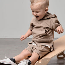 Load image into Gallery viewer, Short Sleeve Hoodie - Driftwood