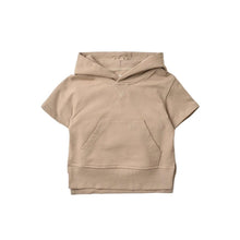 Load image into Gallery viewer, Short Sleeve Hoodie - Driftwood