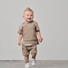 Load image into Gallery viewer, Short Sleeve Hoodie - Driftwood