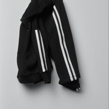 Load image into Gallery viewer, Side Trim Hoodie - Black