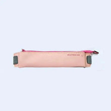 Load image into Gallery viewer, Slim Leather Unique Design Pencil Case Book Holder Pouch With Elastic Band For Notebook Fashion School Pen Case