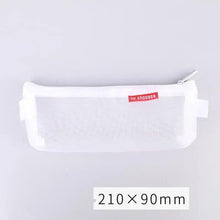 Load image into Gallery viewer, Stylish Transparent Office Pencil Case Simple Design Pen Bags Cute Storage Lightweight Pencil Bags For Student
