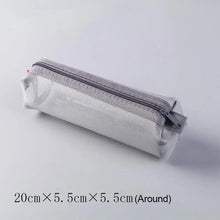 Load image into Gallery viewer, Stylish Transparent Office Pencil Case Simple Design Pen Bags Cute Storage Lightweight Pencil Bags For Student