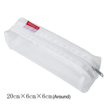 Load image into Gallery viewer, Stylish Transparent Office Pencil Case Simple Design Pen Bags Cute Storage Lightweight Pencil Bags For Student