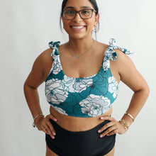 Load image into Gallery viewer, Tie Shoulder Breastfeeding Bikini Swimsuit Top