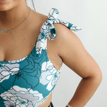Load image into Gallery viewer, Tie Shoulder Breastfeeding Bikini Swimsuit Top