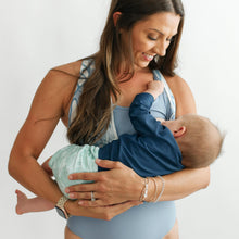 Load image into Gallery viewer, One Piece Zip Up Breastfeeding Swimsuit