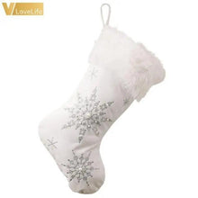 Load image into Gallery viewer, Christmas Tree Decor Snowflake Carpet White Christmas Tree Skirt Fur Skirt For Xmas Decorations Xmas Christmas Decorations For Home
