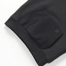 Load image into Gallery viewer, Waffle Hybrid Crewneck - Black