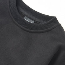Load image into Gallery viewer, Waffle Hybrid Crewneck - Black