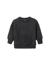 Load image into Gallery viewer, Waffle Hybrid Crewneck - Black
