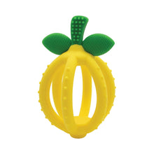 Load image into Gallery viewer, Itzy Ritzy Lemon Bitzy Biter Teething Ball Baby Teether