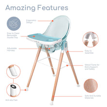 Load image into Gallery viewer, Children of Design 6 in 1 Deluxe High Chair