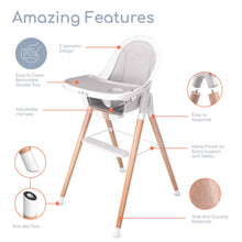 Load image into Gallery viewer, Children of Design 6 in 1 Deluxe High Chair w/cushion