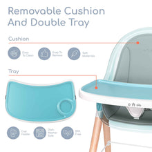 Load image into Gallery viewer, Children of Design 6 in 1 Deluxe High Chair w/cushion