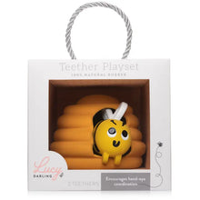 Load image into Gallery viewer, Honey Bee Teether Playset